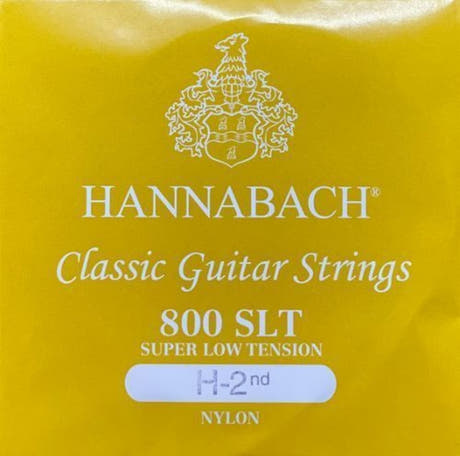 Hannabach 800 H/B2 diskantstreng, klassisk guitar, super low tension