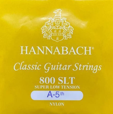 Hannabach 800 A5 basstreng til klassisk guitar, super low tension