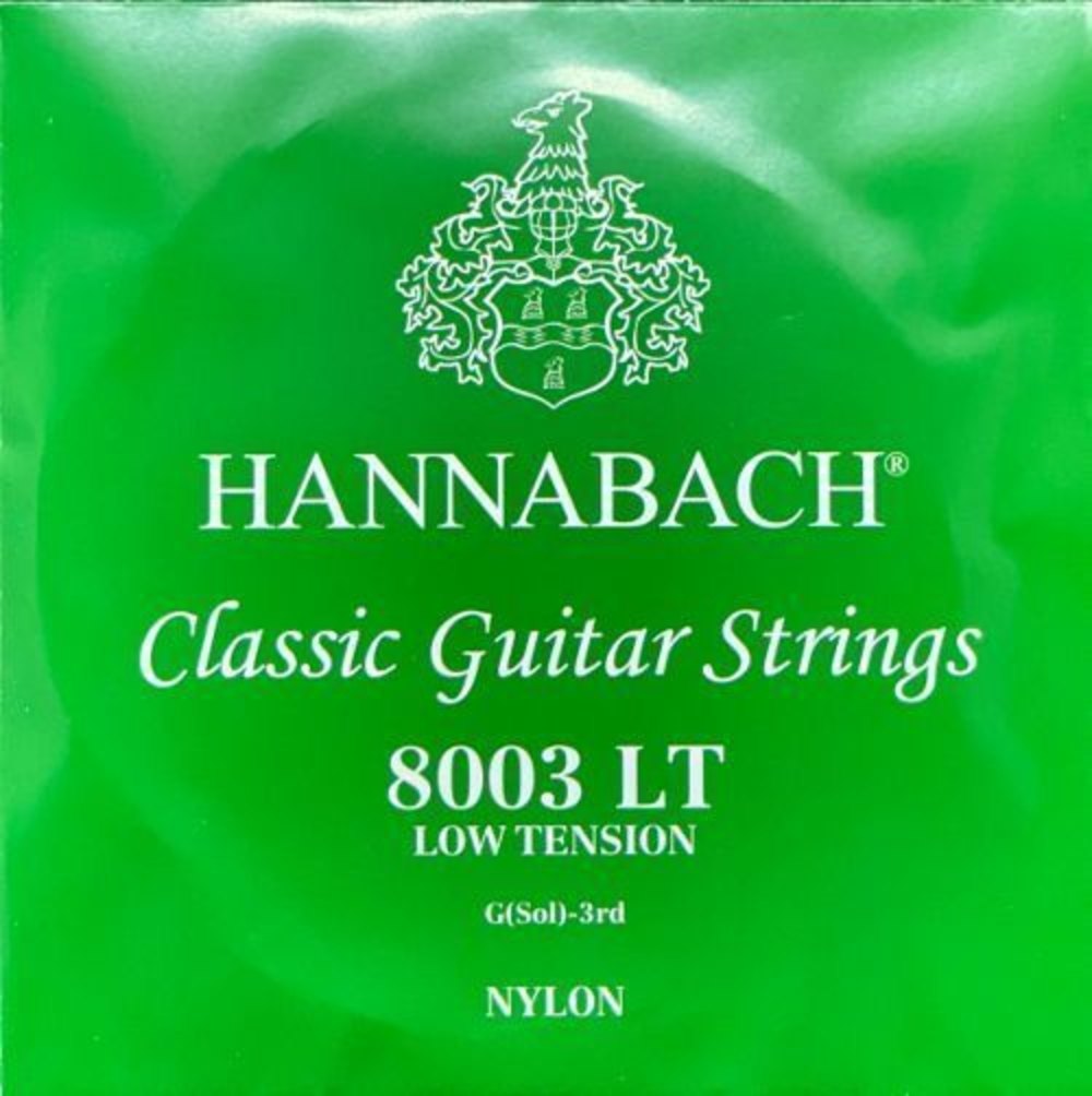 Hannabach 800 G3 diskantstreng til klassisk guitar, low tension