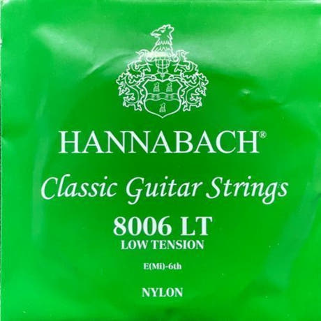 Hannabach 800 E6 basstreng til klassisk guitar, low tension