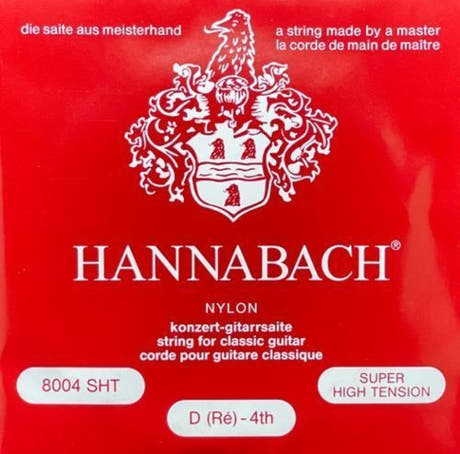 Hannabach 800 D4 basstreng til klassisk guitar, super high tension