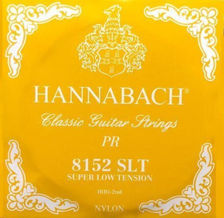 Hannabach 815 H/B2 diskantstreng, klassisk guitar, super low tension
