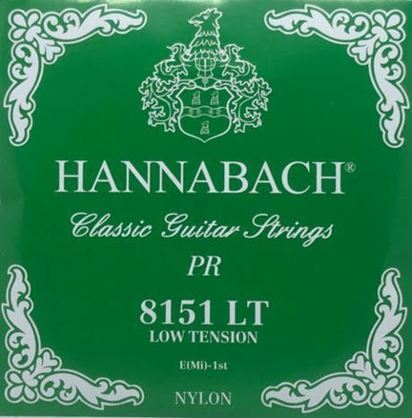 Hannabach 815 E1 diskantstreng til klassisk guitar, low tension