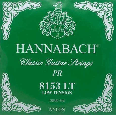 Hannabach 815 G3 diskantstreng til klassisk guitar, low tension