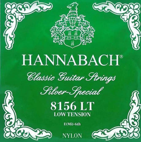 Hannabach 815 E6 basstreng til klassisk guitar, low tension