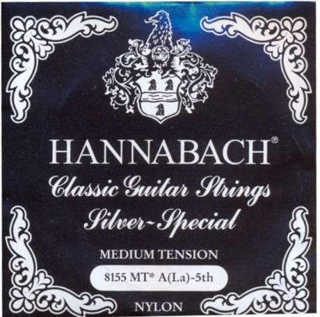 Hannabach 815 A5 basstreng til klassisk guitar, medium tension