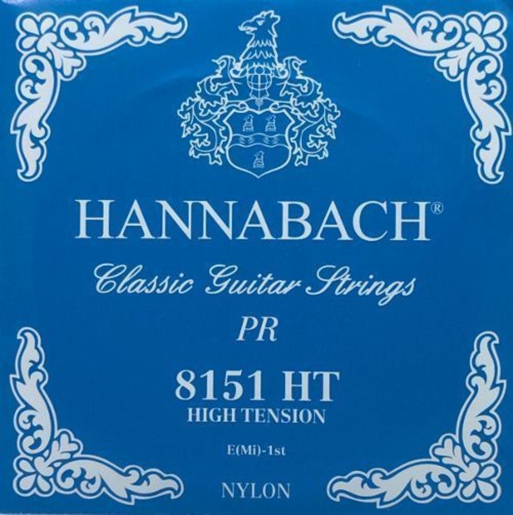 Hannabach 815 E1 diskantstreng til klassisk guitar, high tension