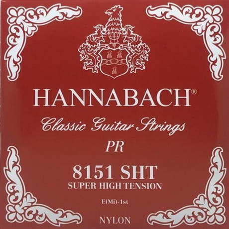 Hannabach 815 E1 diskantstreng til klassisk guitar, super high tension