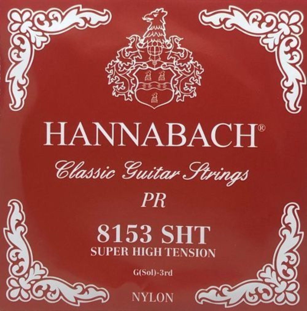 Hannabach 815 G3 diskantstreng til klassisk guitar, super high tension