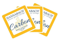 Hannabach Strings for classic guitar CARBON Medium/High tension Discant - Set of 3 treble (CAR8MHT)