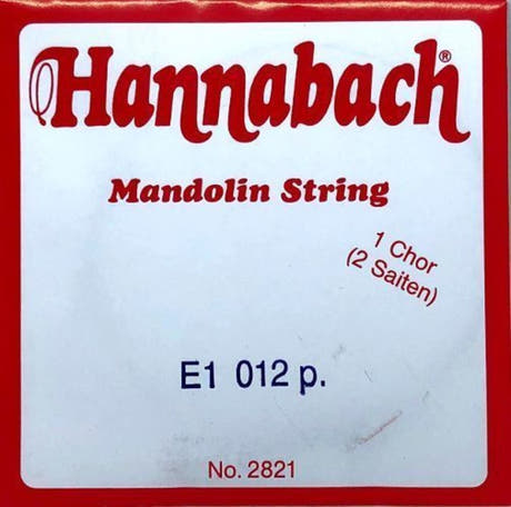 Hannabach 2821012 mandolinstreng E .012", par