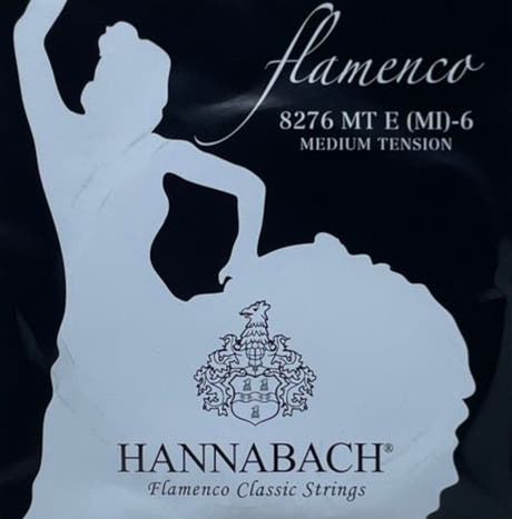 Hannabach 827 E6 basstreng til flamencoguitar, medium tension