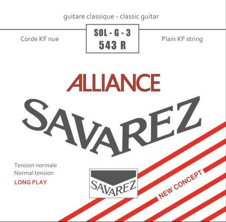 Savarez 543R Alliance HT Classic G3 diskantstreng, normal tension