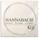 Hannabach 890 1/4 G3 blank streng til børneguitar, medium tension