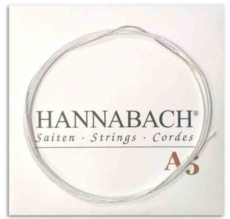 Hannabach 890 1/2 A5 basstreng til børneguitar, medium tension