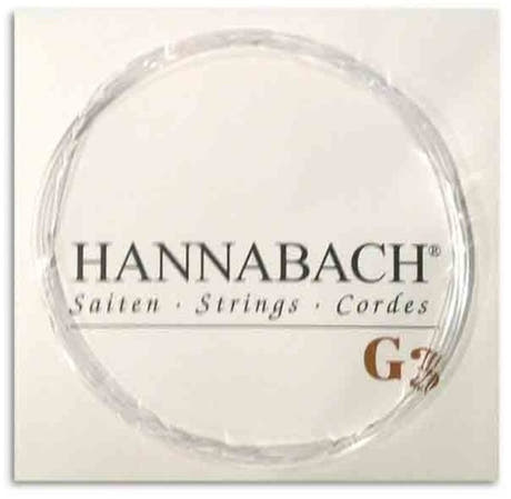 Hannabach 890 1/2 G3 blank streng til børneguitar, medium tension