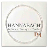 Hannabach 890 3/4 D4 basstreng til børneguitar, medium tension