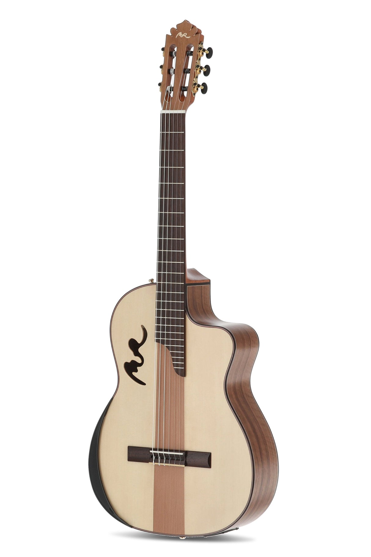 Manuel Rodriguez Electro-acoustic Café Cortado Cutaway - Curly Walnut (satin)
