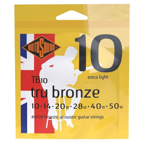 Rotosound Tru Bronze TB10 westernguitarstrenge 10-50