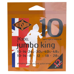 Rotosound Strings for Acoustic Guitar Jumbo King - Set 12-string Extra Light 10-48 (JK30EL)