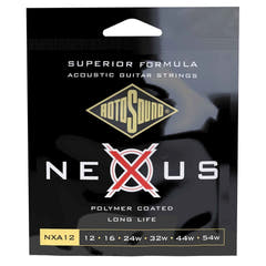 Rotosound Strings for Acoustic Guitar Nexus Coated - Set Medium Light 12-54 (NXA12)