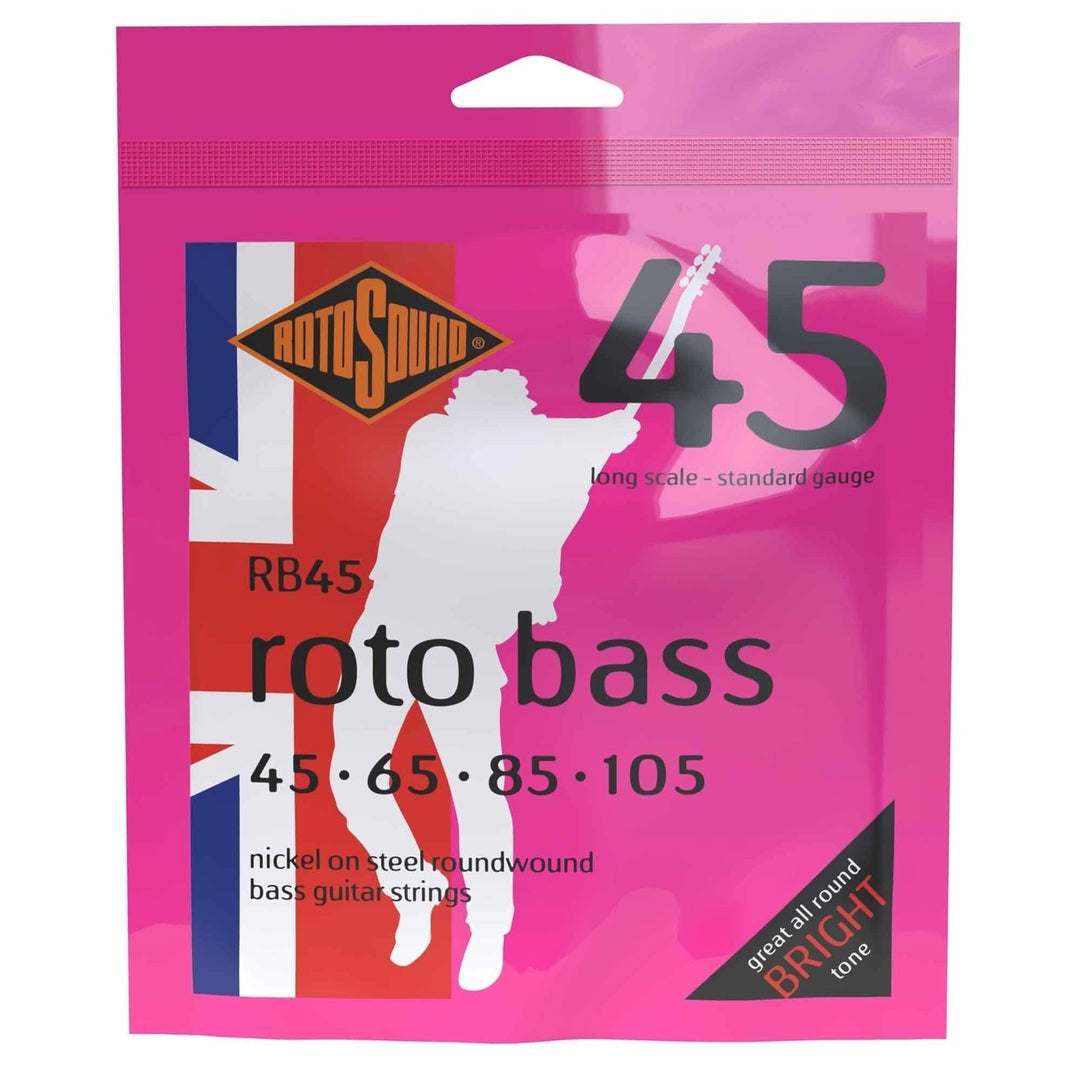 Rotosound E-Bass Strings Roto Bass - Set 4-string Nickel Standard 45-105 (RB45)