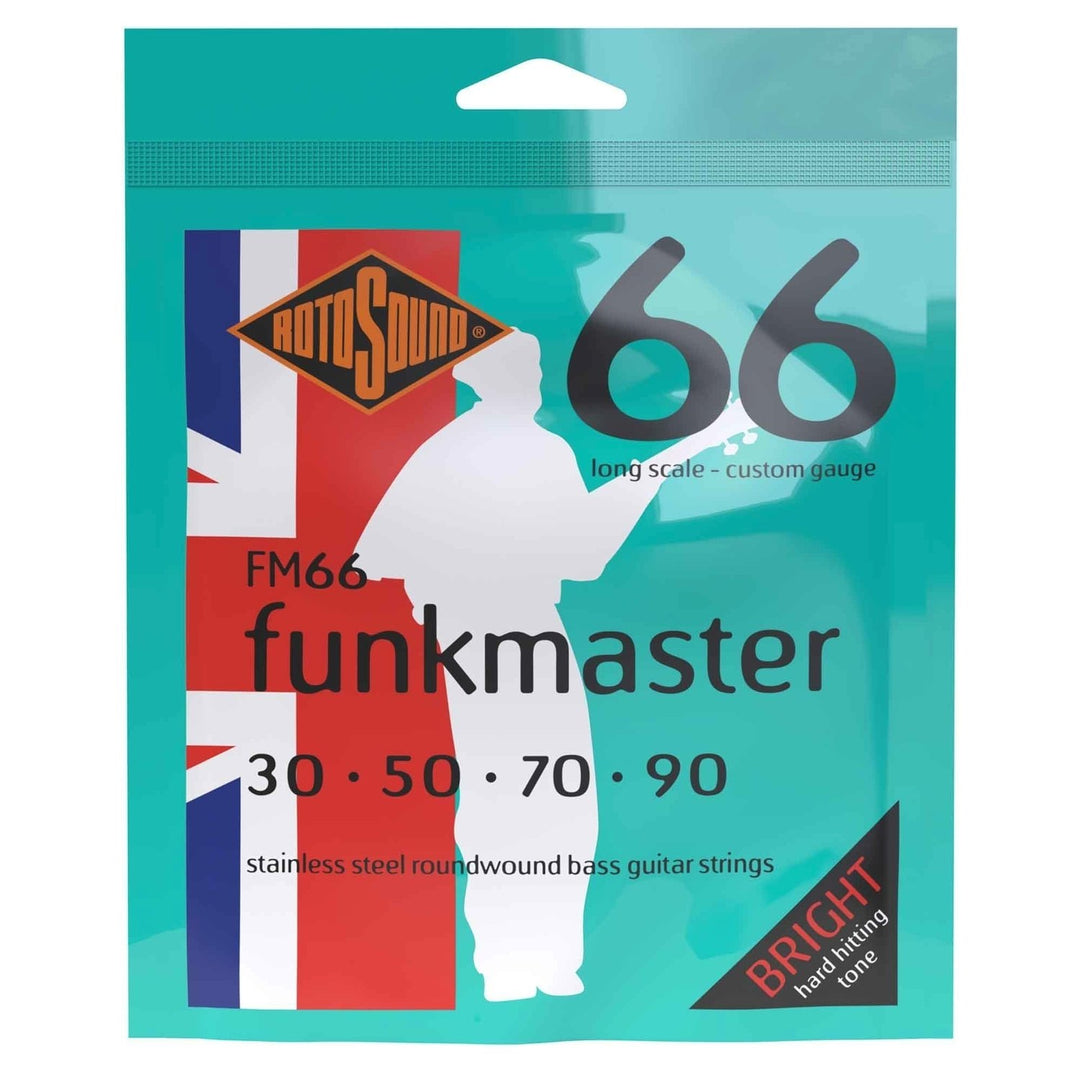 Rotosound E-Bass Strings Swing Bass 66 - Set 4-string FUNKMASTER Custom 30-90 (FM66)
