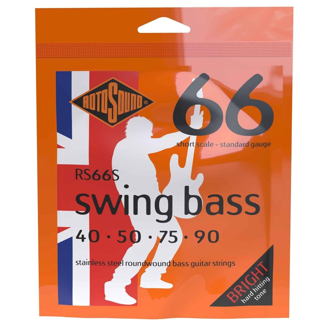 Rotosound E-Bass Strings Swing Bass 66 - Set 4-string Short Standard 40-90 (RS66S)