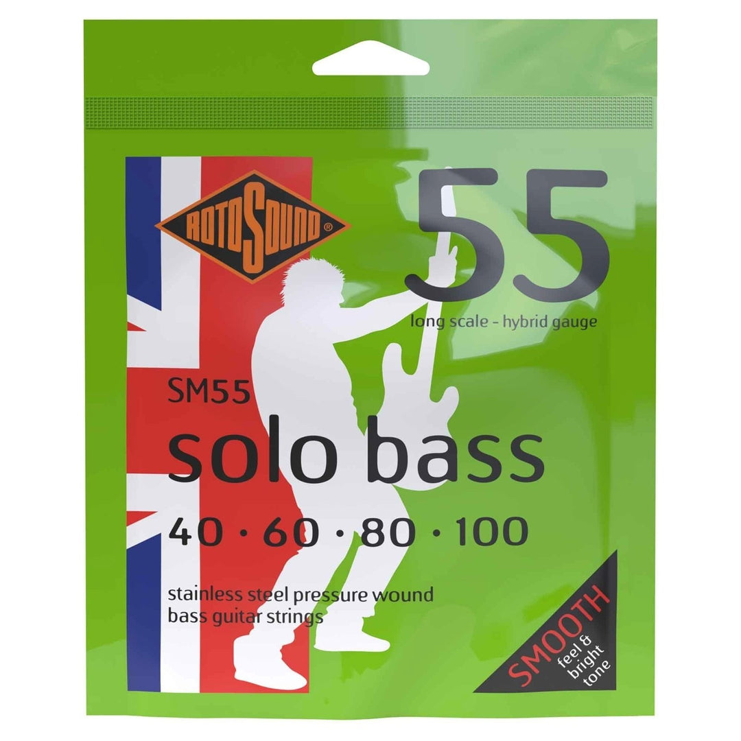 Rotosound E-Bass Strings Solo Bass 55 - Set 4-string Hybrid 40-100 (SM55)