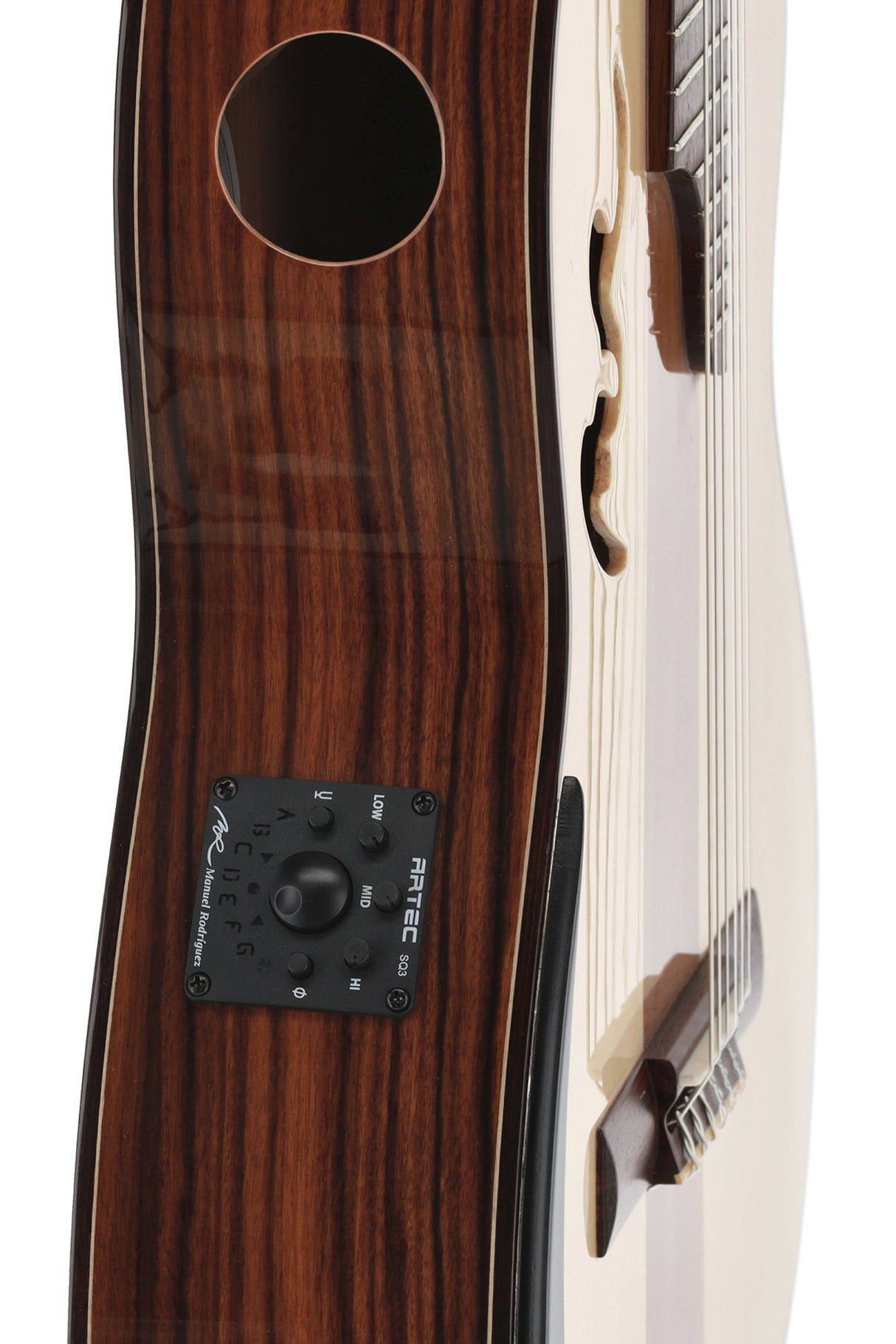 Manuel Rodriguez Electro-acoustic Café Cortado Cutaway - Santos Rosewood (gloss)