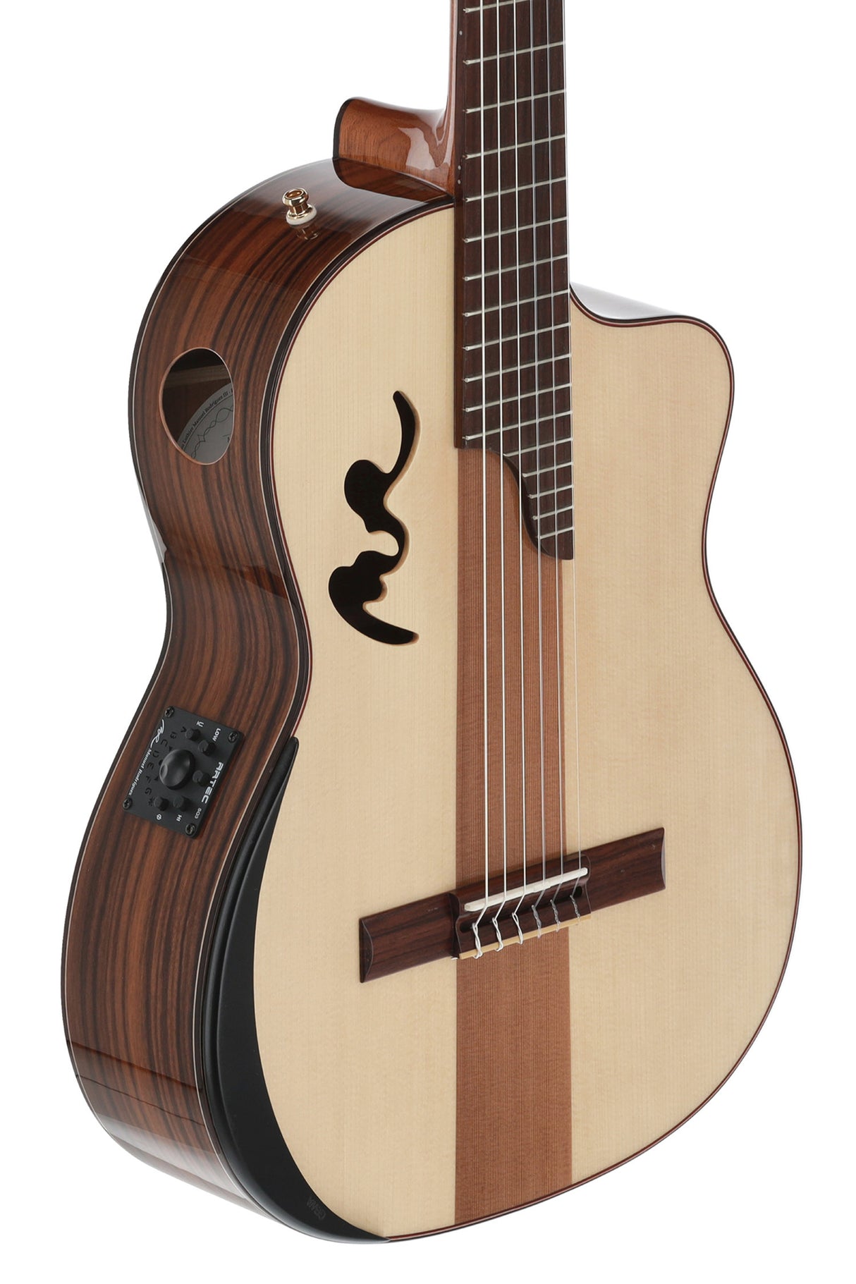 Manuel Rodriguez Electro-acoustic Café Cortado Cutaway - Santos Rosewood (gloss)