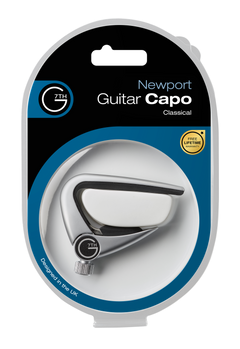 G7th Capo Newport - Classic guitar, silver (C33013)