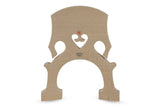 Despiau Double bass bridge Planet D - 4/4 (Foot width 158)