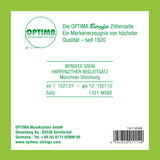 Optima Strings for zither Harp/air resonance zither nylon green 1321 - Set (1321.MSBE)