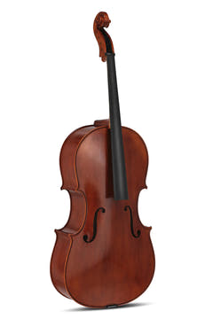 GEWA Europa Maestro cello 4/4, kastanjebrun spritlak