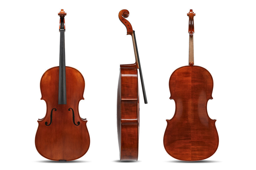GEWA Europa Maestro cello 4/4, maroon spritlak