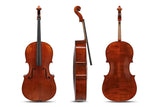 GEWA Europa Maestro cello 7/8, maroon spritlak