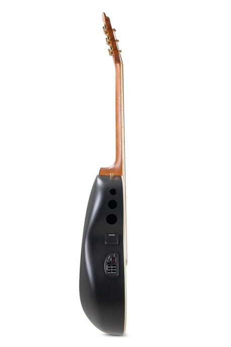 Ovation E-Acoustic Guitar Celebrity Elite Deluxe Deep Contour - Peach Burst Satin (CDX40-PB-G)