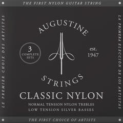 Augustine Strings for classic guitar Classic Label - 3 x Set Classic Black (normal/low)