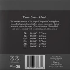 Augustine Strings for classic guitar Classic Label - 3 x Set Classic Black (normal/low)