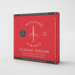 Augustine Strings for classic guitar Classic Label - 3 x Set Classic Red (normal/medium)