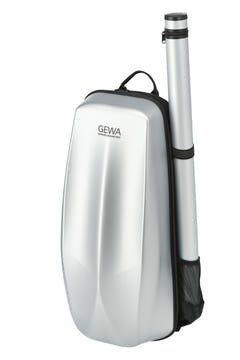 GEWA Rucksack for violin case Space Bag - Silver 4/4 - 3/4 (33 x 67 (with bow case 79 ) x 19 cm)