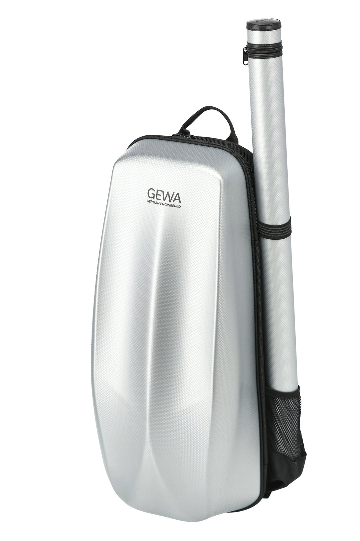 GEWA Rucksack for violin case Space Bag - Silver 4/4 - 3/4 (33 x 67 (with bow case 79 ) x 19 cm)