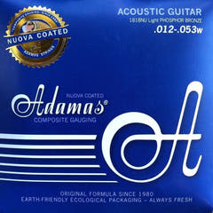 Adamas Strings for Acoustic Guitar Nuova phosphor bronze coated - Light .012-.053 (1818NU)
