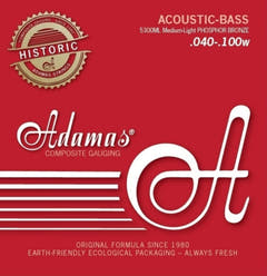 Adamas Strings for acoustic bass Phosphor Bronze - Set 4-string med-light (5300ML)