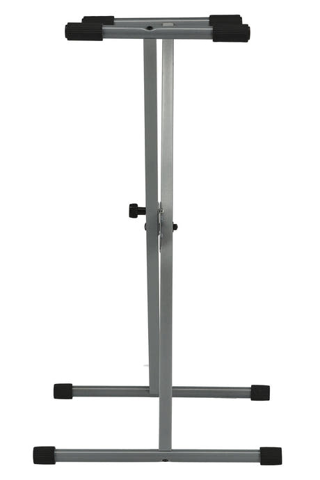 GEWA keyboardstativ, enkeltkryds, sølv