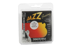 Thomastik-Infeld Strings for E-guitar Jazz Swing Series Nickel Flat Wound - Set 011 flatwound tin plated (JS111T)