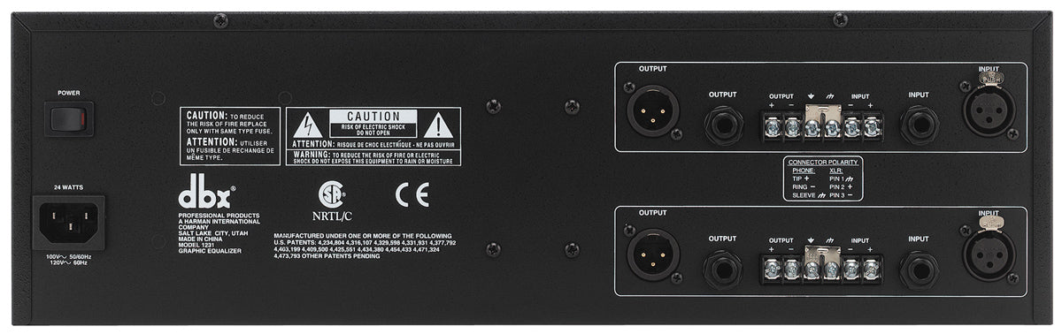 dbx 1231 2x 31 Bånd Grafisk Equalizer