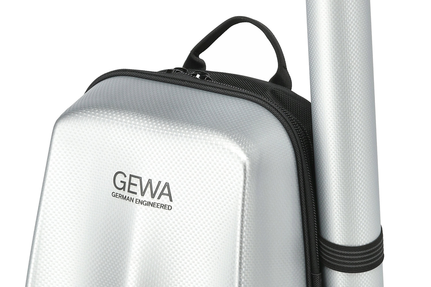 GEWA Rucksack for violin case Space Bag - Silver 4/4 - 3/4 (33 x 67 (with bow case 79 ) x 19 cm)