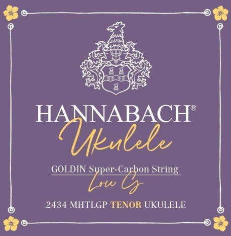 Hannabach 2434MHTLG lav G4-streng til tenorukulele, carbon